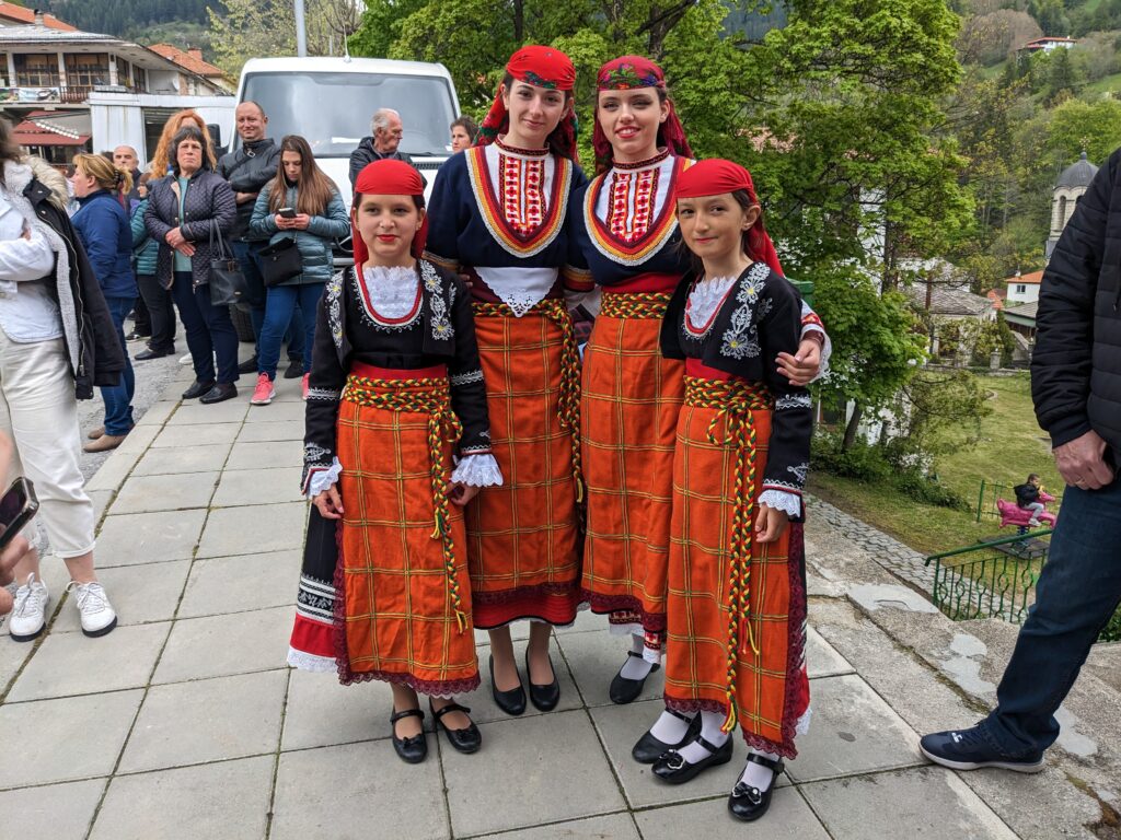 ロドピ地方のブルガリアの民族衣装