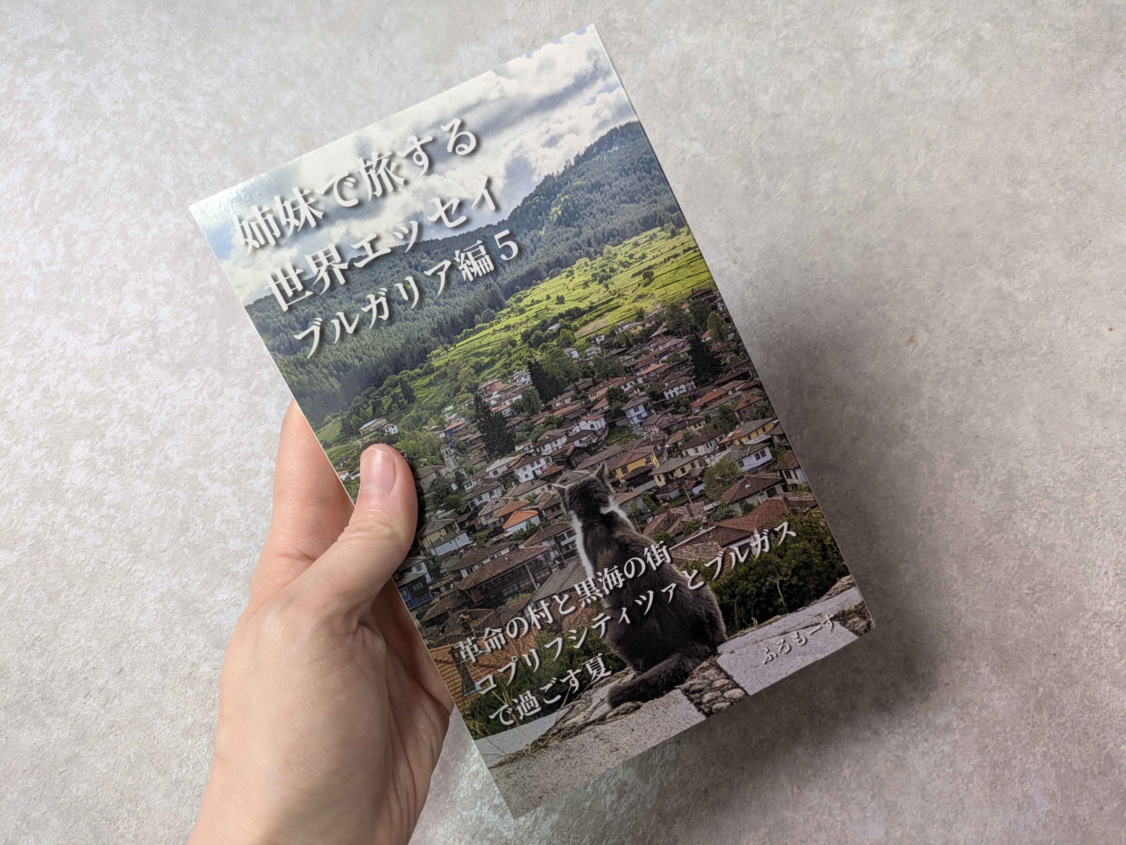 姉妹で旅する世界エッセイブルガリア編5を持つ手