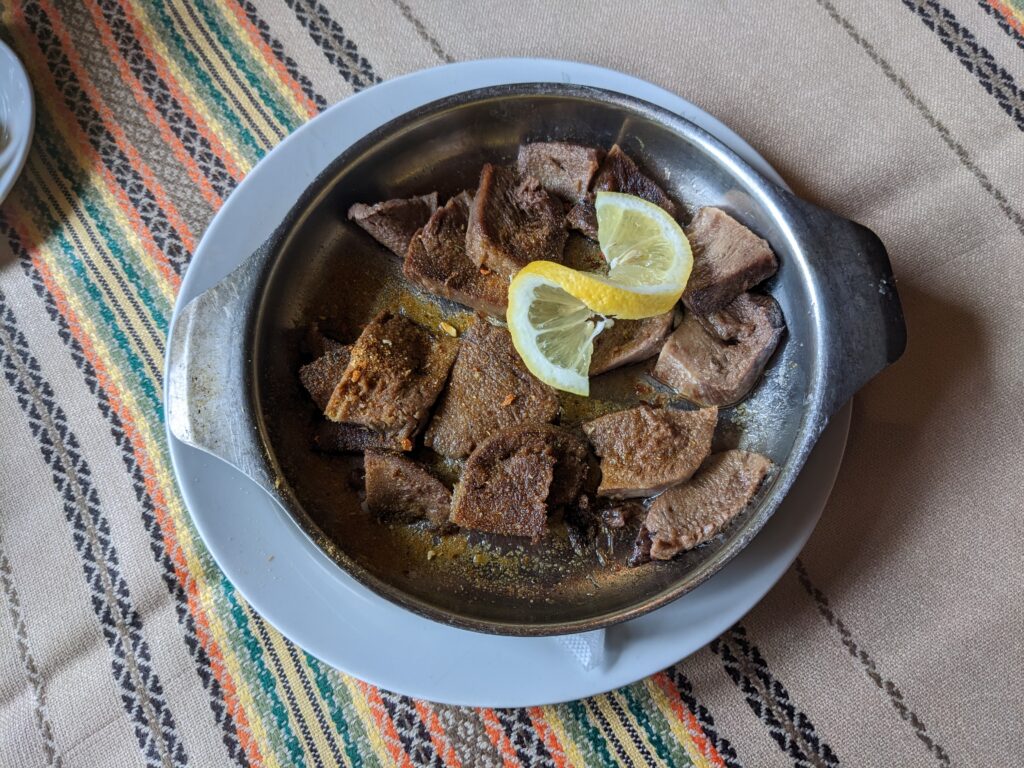 レストランチュチュラの牛タン