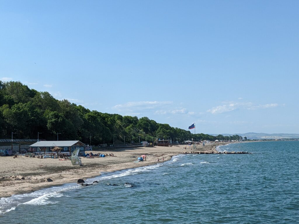 ブルガスのビーチ