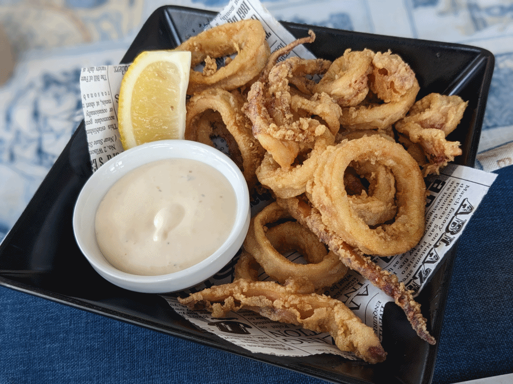 ブルガスのシーフード料理