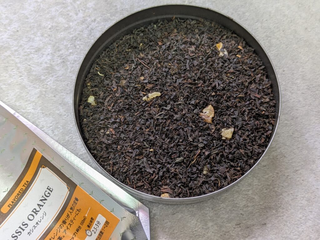 ルピシアグランマルシェ限定茶葉カシスオレンジ茶葉