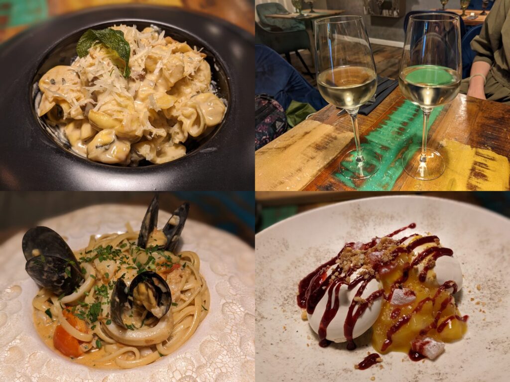 ルーマニアヤシのレストランで食べたイタリアン