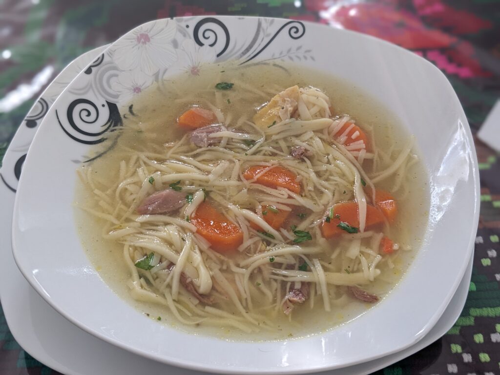 ブレブの宿で食べたスープ