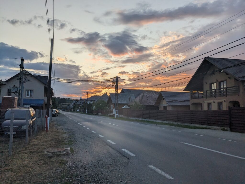 夕暮れのオンチェシュティ