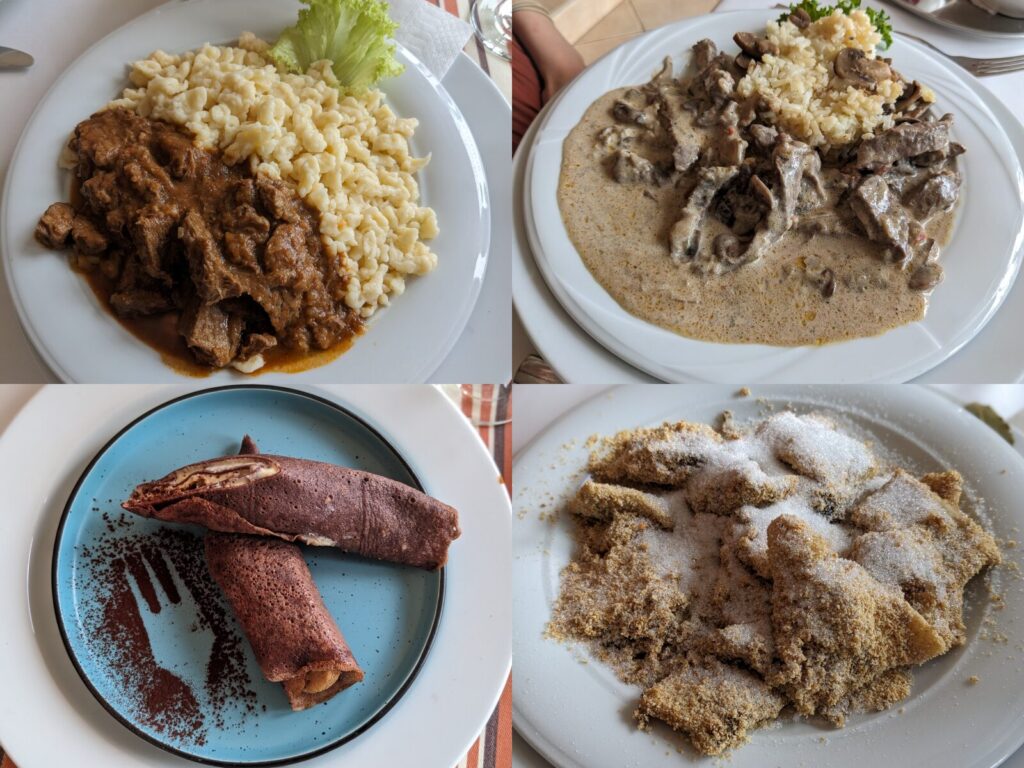 レストランの食事