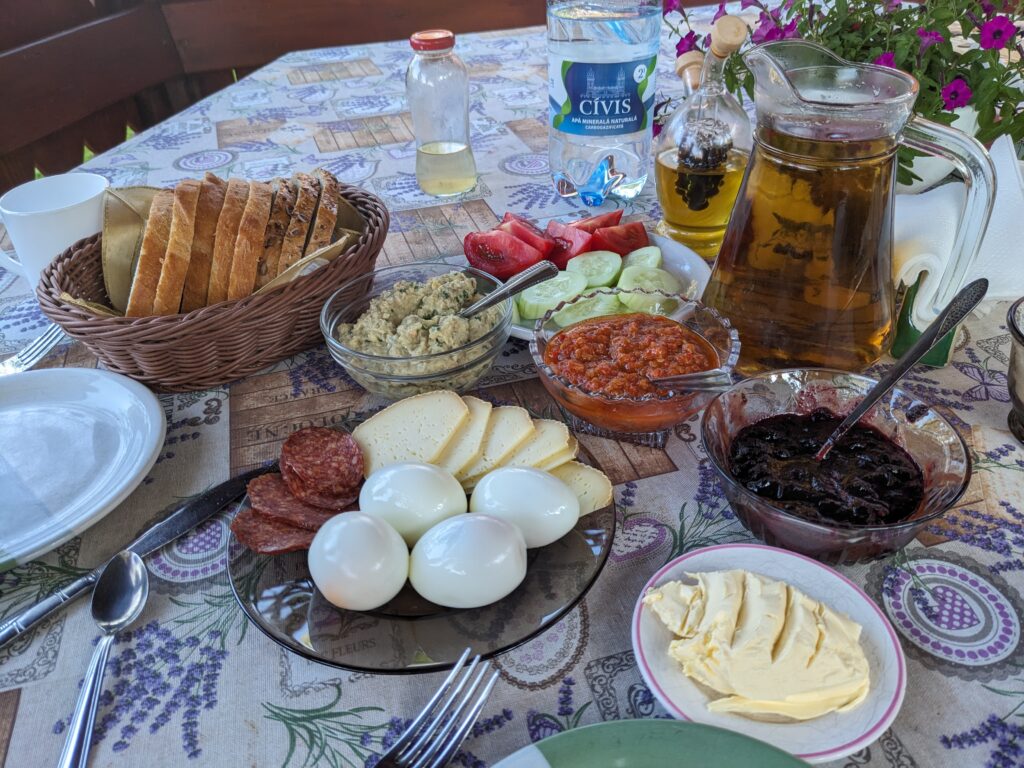 サンクライウの宿で食べた朝食
