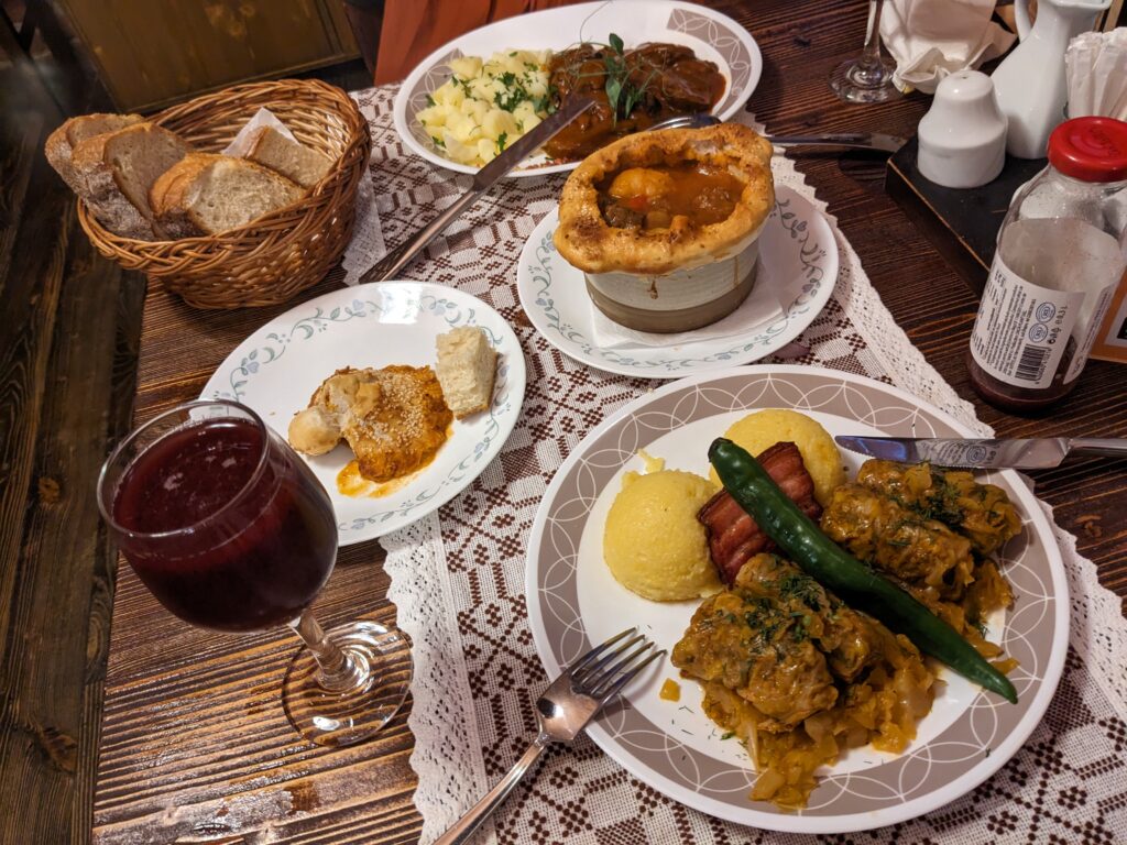 ブラショフの肉料理専門店