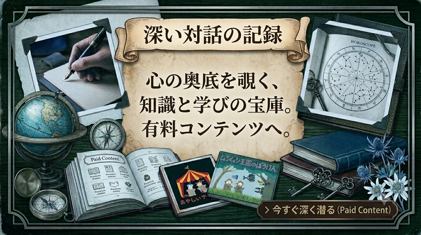 深い対話の記録画像バナー青
