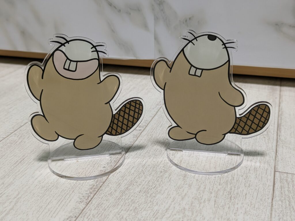ビーバーとビーすけアクリルスタンド