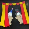あやしいサーカス幕引き線アリイラスト