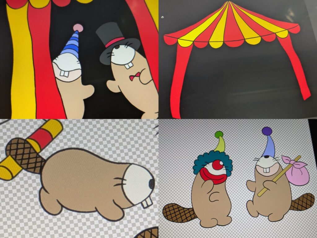 あやしいサーカス4コマテント