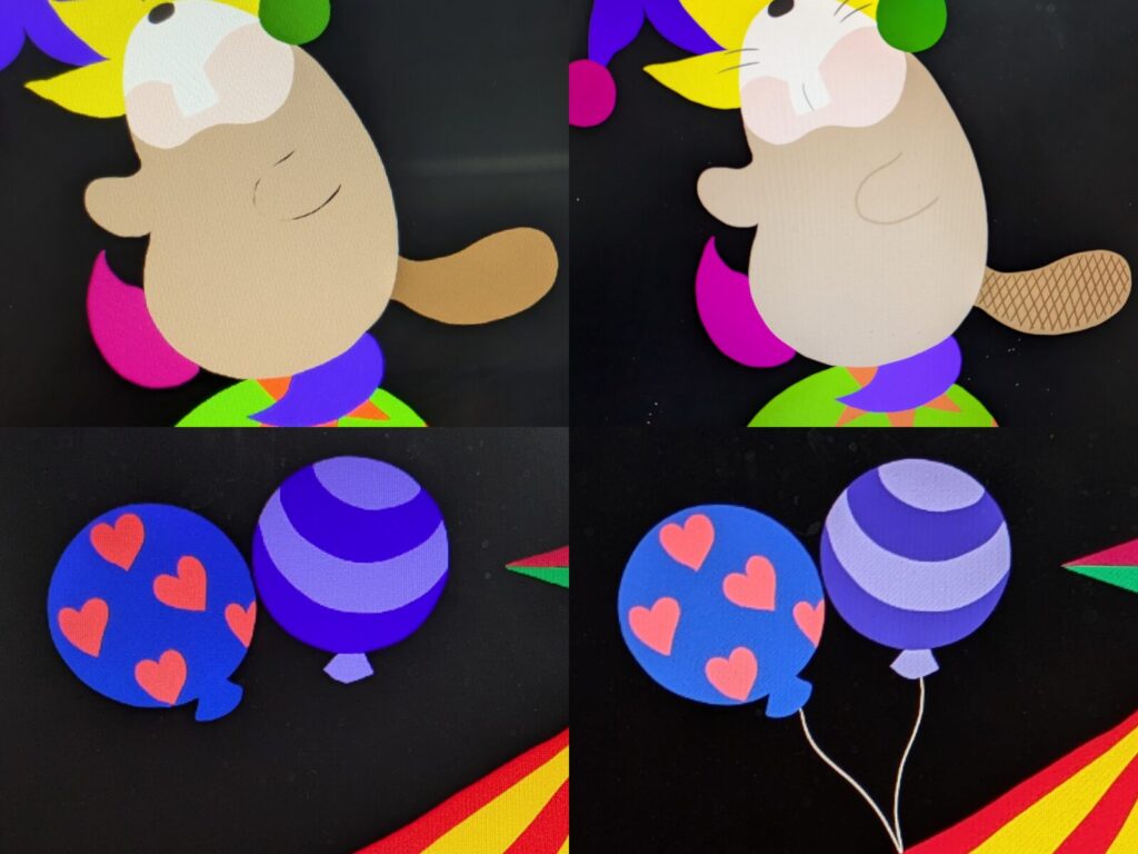 あやしいサーカス４コマ風船