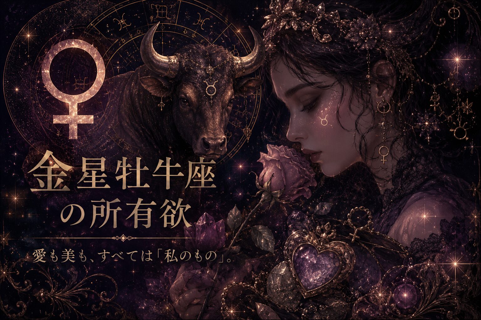 金星牡牛座所有欲イメージ画像