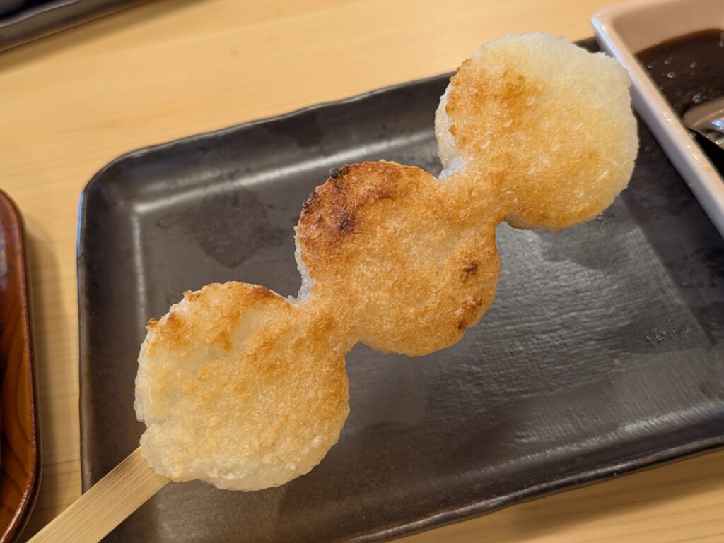 おかげ庵焼けた五平餅