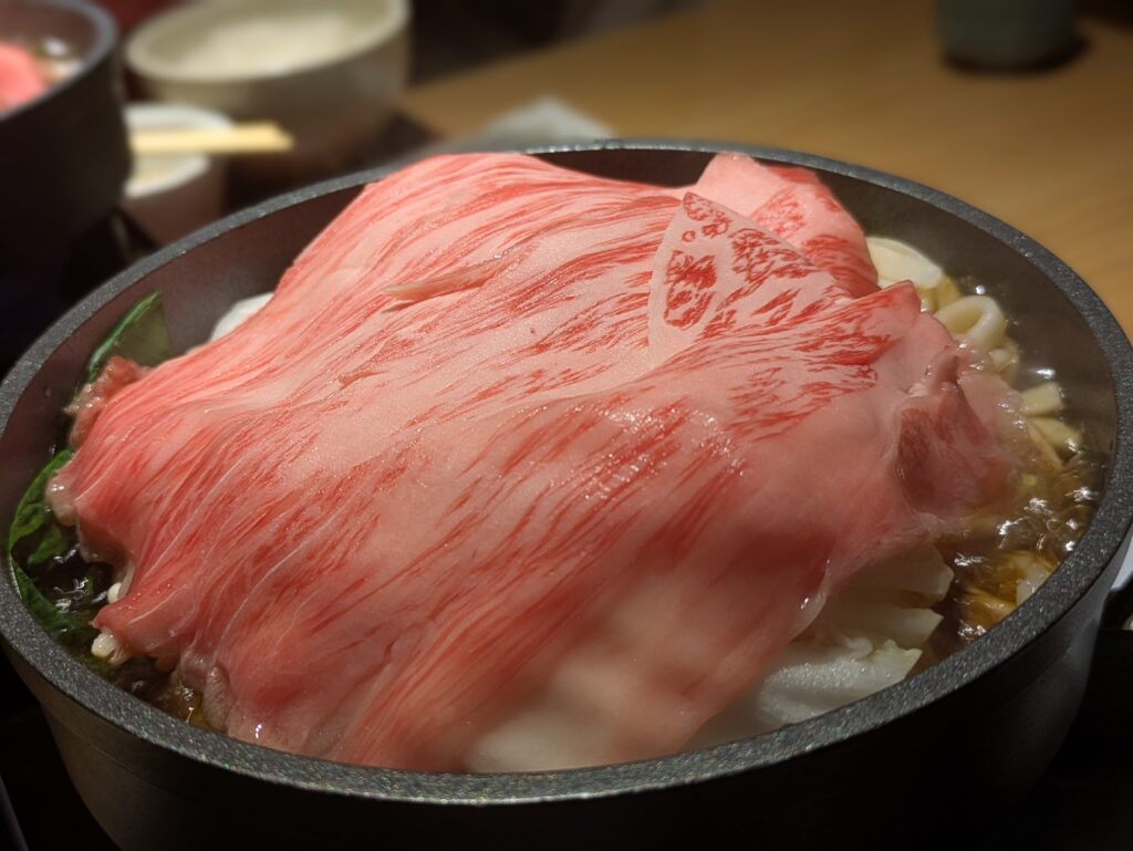 千宮立川すき焼き