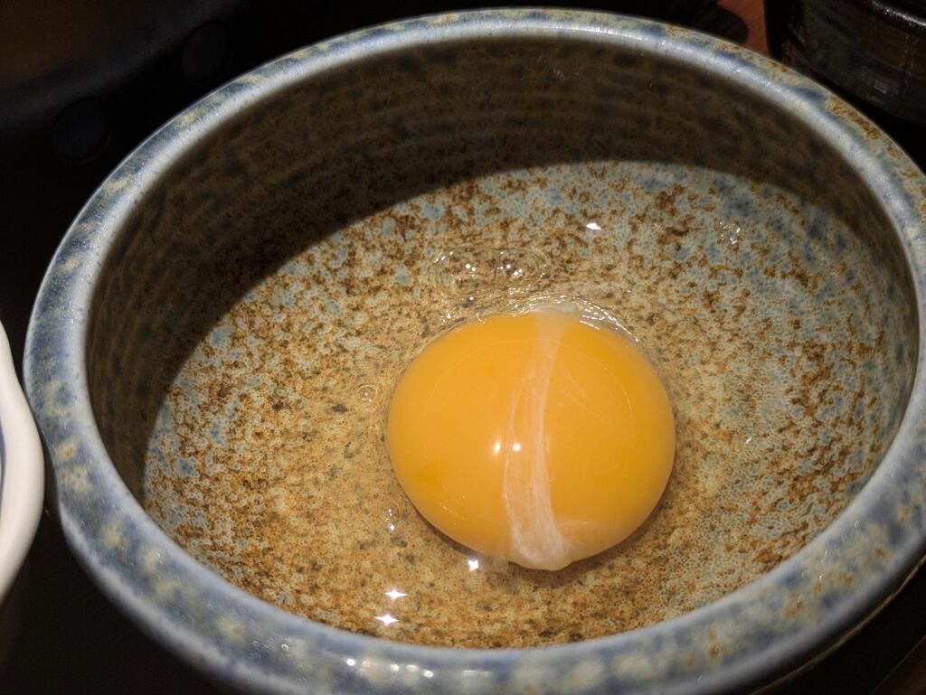 すき焼き生卵