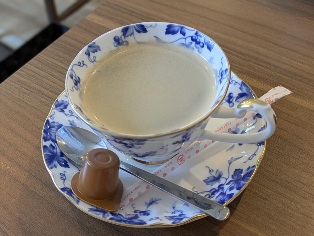 食後のコーヒーイタリアンキッチンクオーレランチ