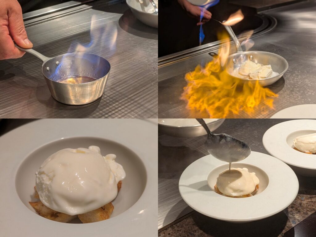 立川薊フレンチトーストフランベ