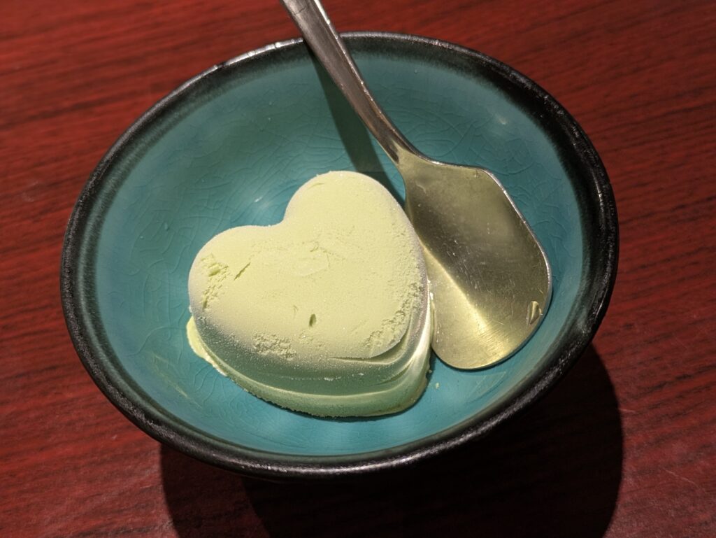 叙々苑抹茶アイス