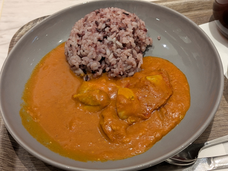 マザーリーフティーハウスバターチキンカレー