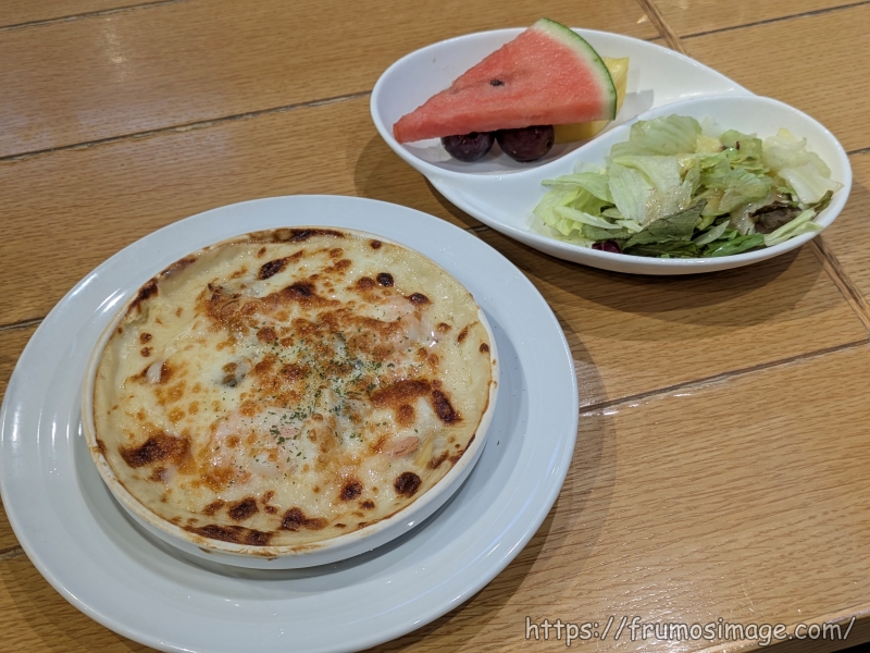 果実園リーベルのシーフードグラタンランチ