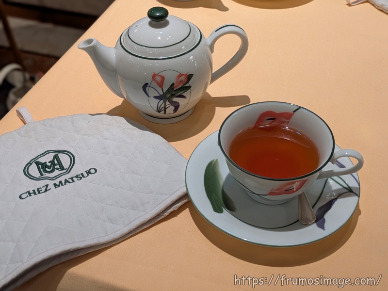シェ・松尾カフェの紅茶